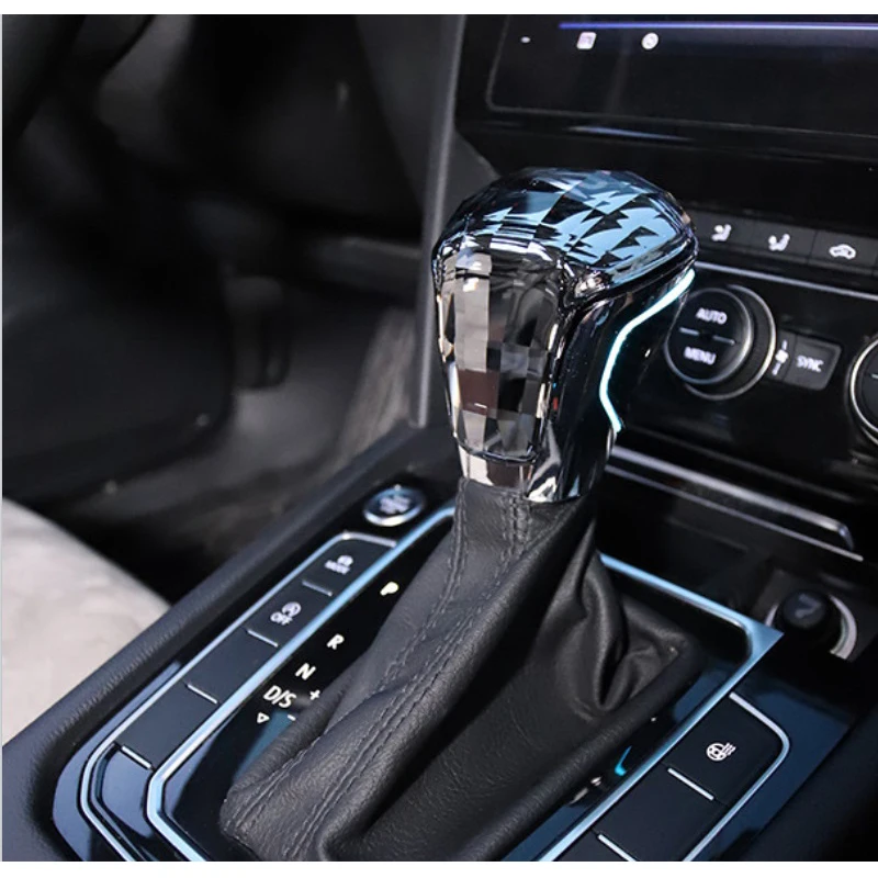 Crystal Shift Knob, Suitable For Volkswagen Series Scirocco, Passat, Touareg, Po