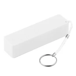 USB Portable Power Pack for DIY Battery Projects - Lightweight and Versatile Design (White)
