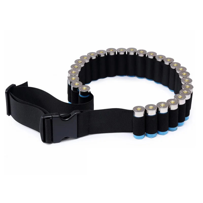 26/50 Round Shotgun Shell Bandolier Belt for 12 20 Gauge Cartridge Airsoft Bullet Belt Bandolier Ammo Holder Hunting accessories ammo pouch ammunition bag airsoft accessory