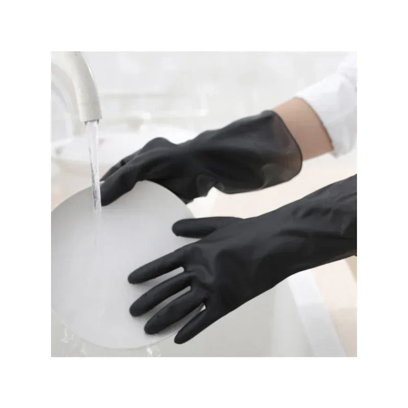 Black Gloves 1 Pair for dishwashing gloves,cleaning gloves