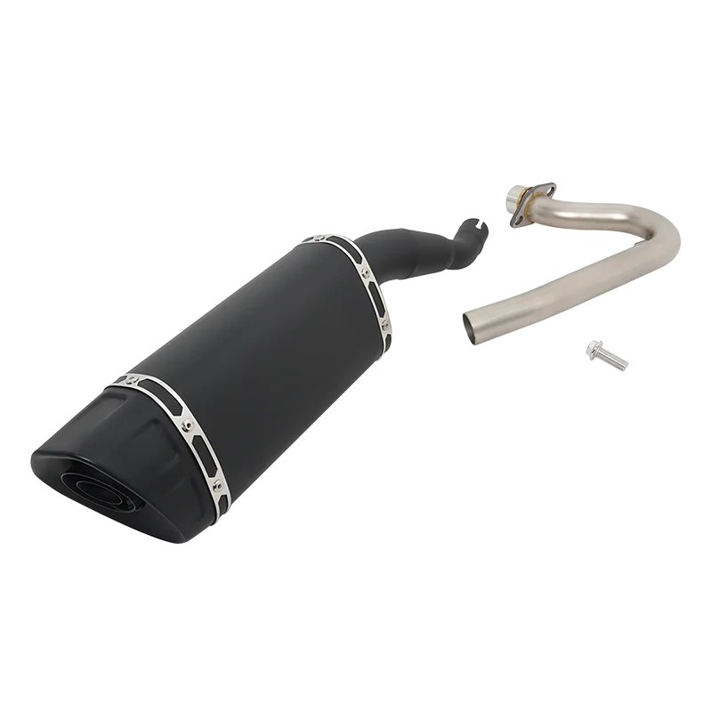 Slip On For Italjet Dragster 125 200 Motorcycle Full Systems Exhaust Escape Moto Modified Front Link Pipe Muffler DB Killer - Image 3