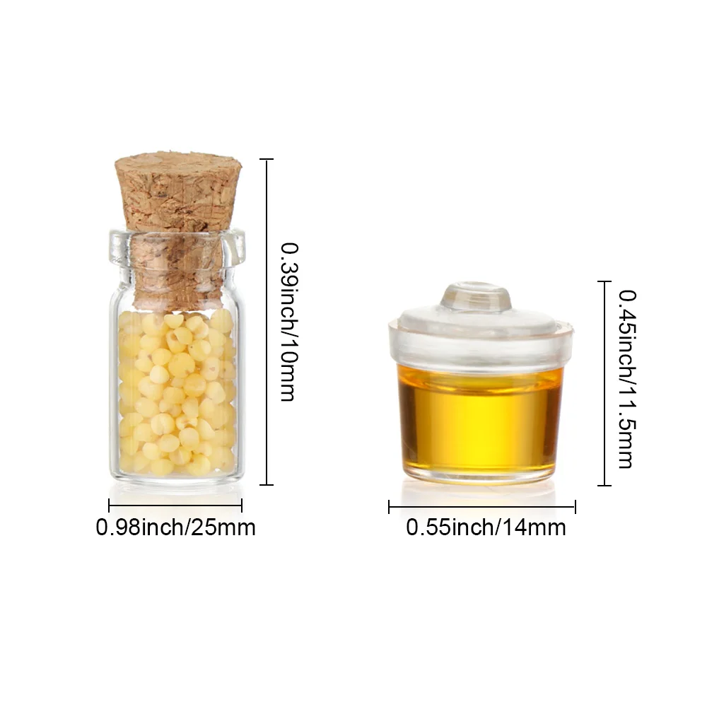 4Pcs 1:12 Dollhouse Miniature Foods Accessories Mini Glass Seasoning Jar Bottle Simulation Kitchen Food Model Toys 6