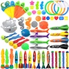 Educational Bath Toys Kids Summer Shark Rocket Throwing Toy Swimming Pool Dive Game Water Fun Games Pool Toys Baby Water WYW 1