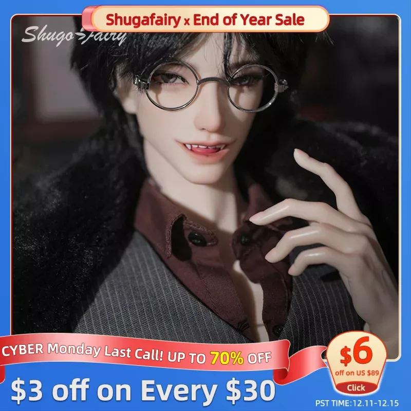 Куклы ShugaFairy Lsaac 1/3 BJD с 5 стоматологическими аксессуарами, костюм дяди, Необычные Красивый Мяч куклы в стиле демона