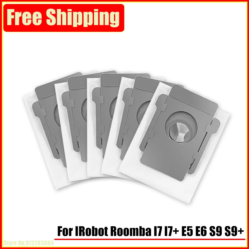 10pcs Replacement Dust Bags For Irobot Roomba I7 S9 E5 Plus E6 Vacuum