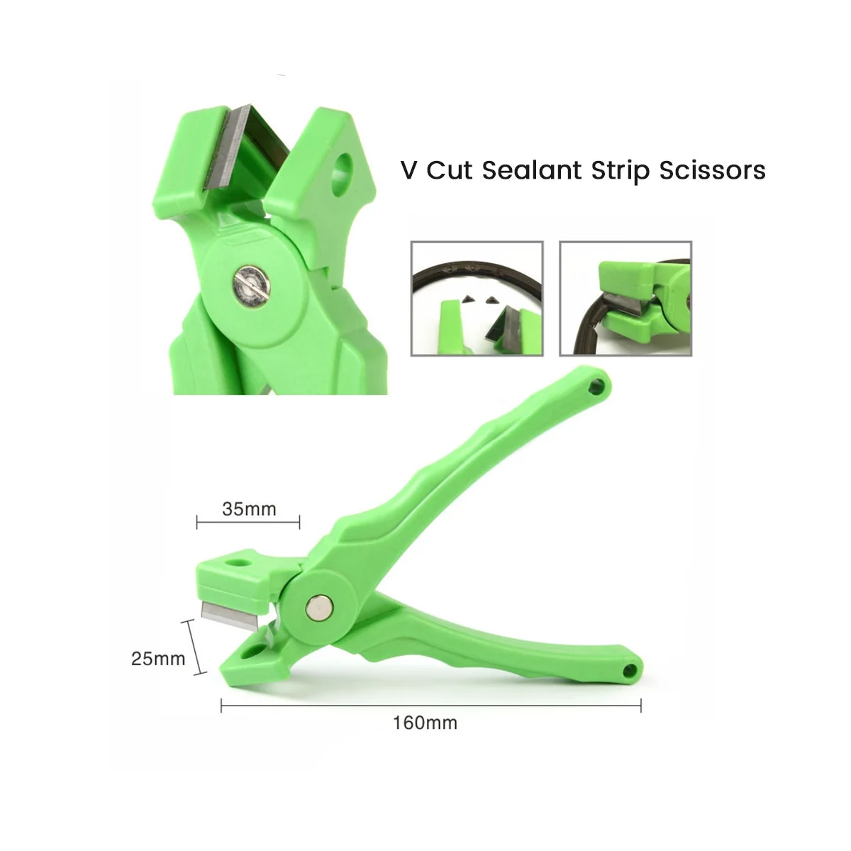 

V-Mouth Rubber Strip Scissors 90-Degree Scissors T90-Degree Notch Pliers Sealed Right-Angle Pliers