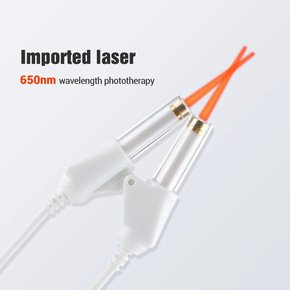 Double Nasal Cavity Laser Therapy Line 650nm Laser Physiotherapy Line Rhinitis Sinusitis Treatment Device nasal laser therapy device