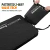 Self Inflating Sleeping Pad, 4In Ultra-Thi Foam Camping Car Mattress With Air Pump Sa, Sleeping Mat For Adults Inflatable 3