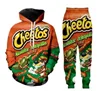 New Men/Womens Cheetos Funny 3D Print Fashion Tracksuits Crewneck hoodie Joggers Pants + Hoodies TZ017 1