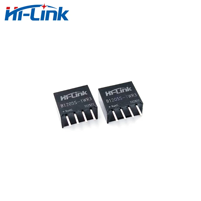 Hi-Link DC DC Converter UL/CE/Rohs 10pcs/lot 1W 5V 0.2A Output B1205S-1WR3 12V to 5V Switching Power Supply Module