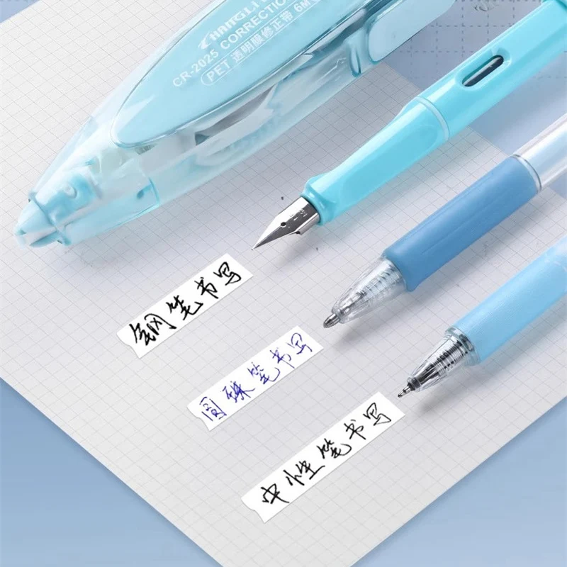 Correction Tape Press Type Kawaii Replaceable Refills White Out Corrector Band Student Japanese Stationery