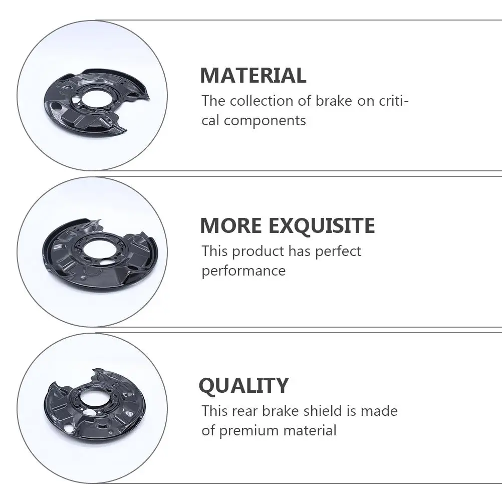Brake Cover Radio Shield Disc Splash Panel Car Dust Backing Plate Rear Backplane
