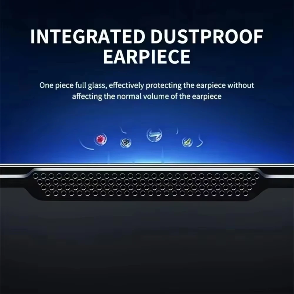 NNBILI Dust-Free Easy Installation Tempered Glass Screen Protector (1-5 Pack)
