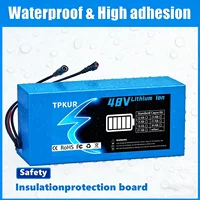 Batterie 48V neuve 10Ah 15Ah 20Ah 25Ah 30Ah 18650 pour vélo, trottinette et autres moteurs de 100-1500W 4