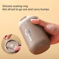 Stainless Steel Thermos Cups Coffee Thermal Mug with Straw Leak Proof Travel Car Double Layer Insulated Milk Tea Water Bottle 2