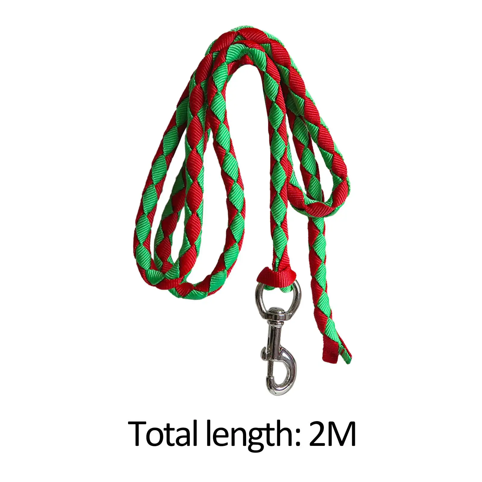 Horse lead rope for farm animals, practical riding lead rope with rotating