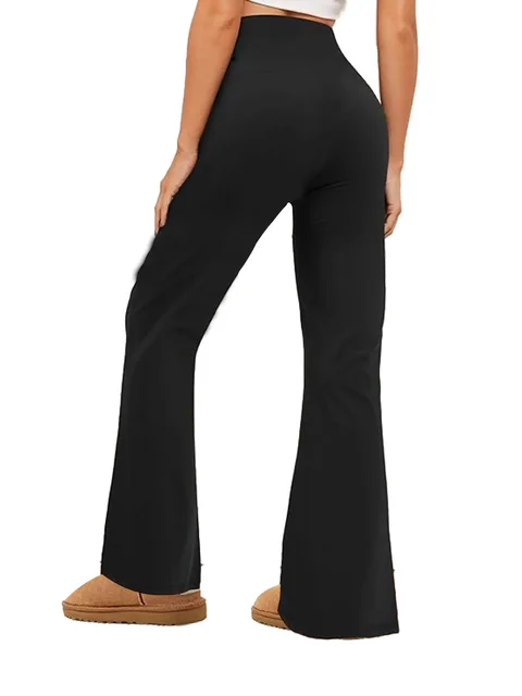 Women's Super Soft Flare Pants High Waisted Tummy Control Workout Yoga Leggings Bell Bottoms Women's Super Soft Flare Pants High Waisted Tummy Control Workout Yoga Leggings Bell Bottoms