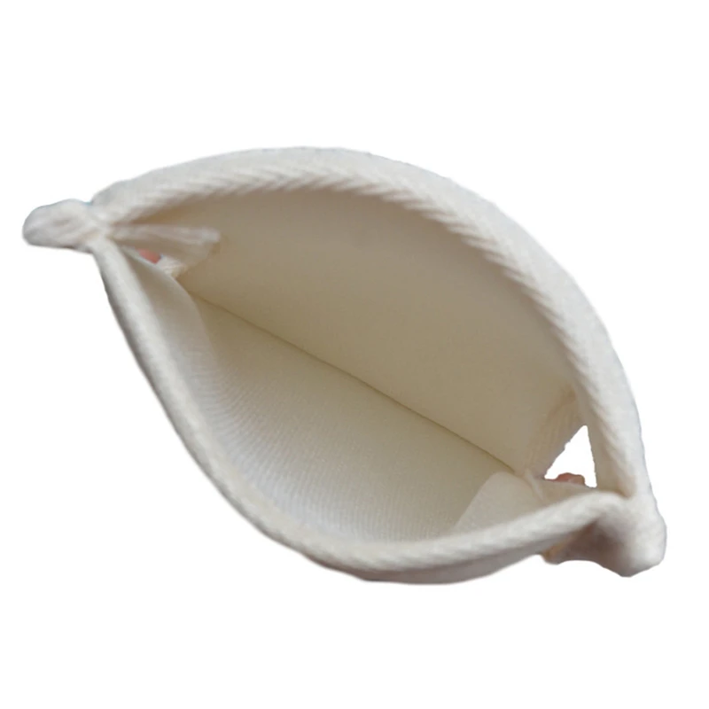Soft Natural Loofah Glove Double-sided Body Scrub Sponge Pad Bath Scrubber Mitt For Shower Spa Skin Clean Bath Gloves 6