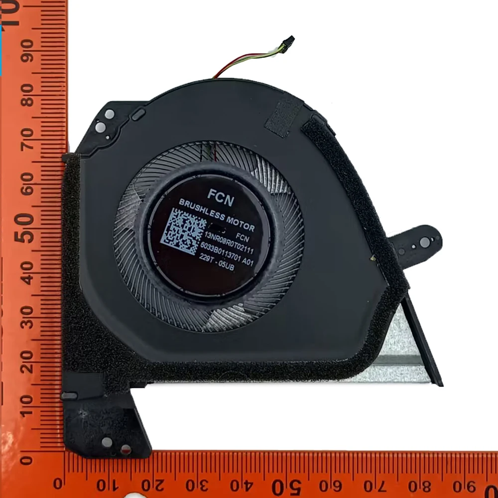 Notebook Placa Gráficacpu Gpu Ventilador de Refrigeração para Asus Rog Zephyrus M16 Gu603 ze Gu603zx Gu603zm Gu603zw 13nr08r0t03111 02111 Fãs - Imagem 4