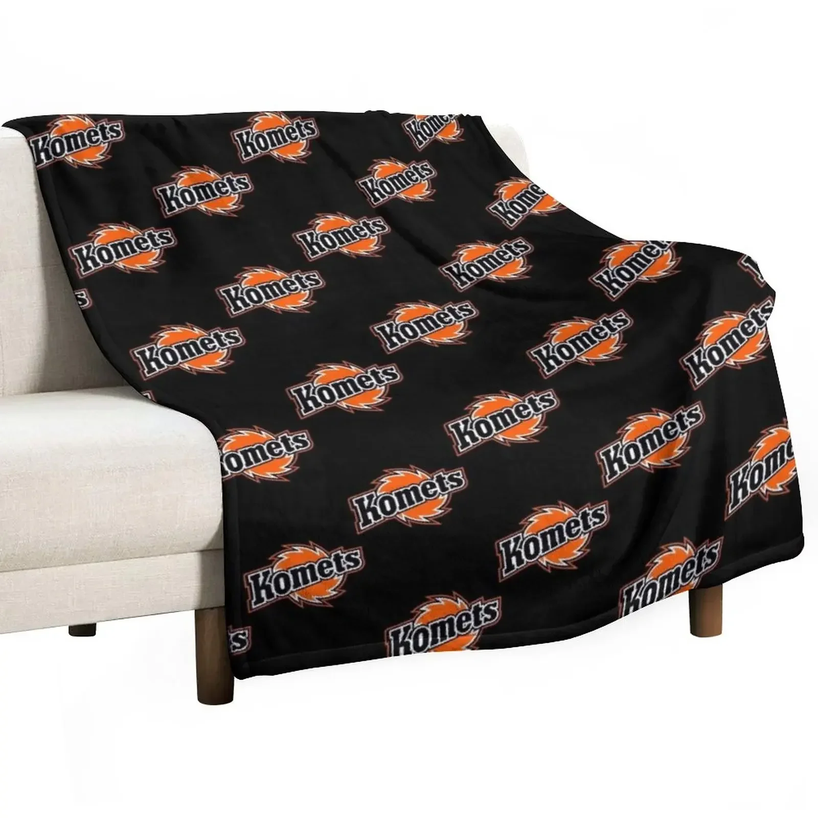 

Fort Wayne Komets Ice Hockey Throw Blanket Stuffeds Thermal Blankets