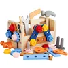 Children's Wooden Maintenance Toolbox Screws Disassembly Nut Simulation Portable Tool Table Children's Educational Wooden Toys 5