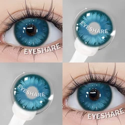 Vibrant Fashion Contact Lenses - Purple, Red, Pink Collection (MONTREUX - BLUE)