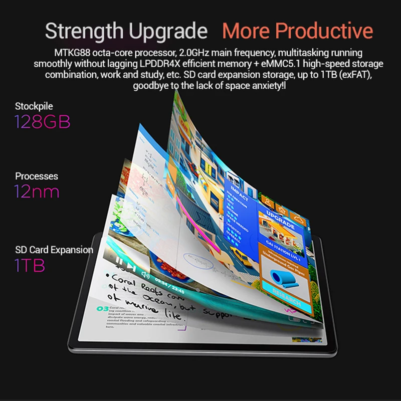 Global Rom Lenovo Tab K10 M11 Wifi MTK Helio G88 Zhaoyang Multi Language 10.95-inch 90hz 400nits Face Recognition 7040mAh 4