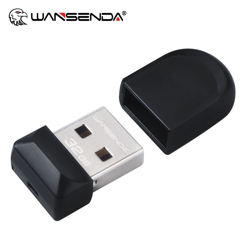 WANSENDA Super Mini dysk pamięci USB wodoodporny Pendrive 64GB 32GB 16GB 8GB 4GB rzeczywistej pojemności USB 2.0 Pendrive Thumbdrive