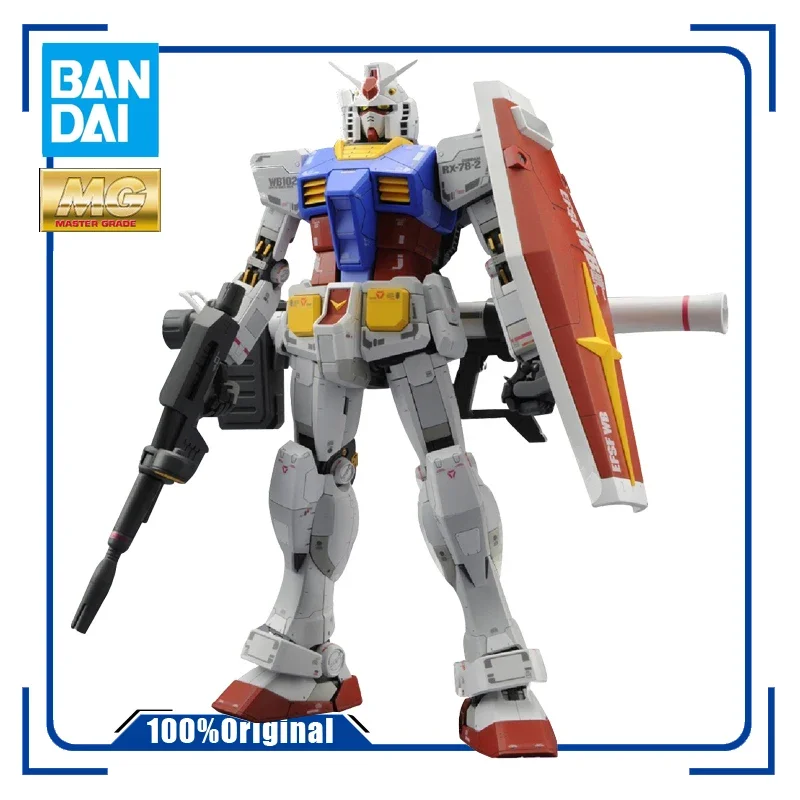 

BANDAI MG 1/100 MASTER GRADE 3.0 RX-78-2 Gundam Assembling Model Action Toy Figures Children's Gifts