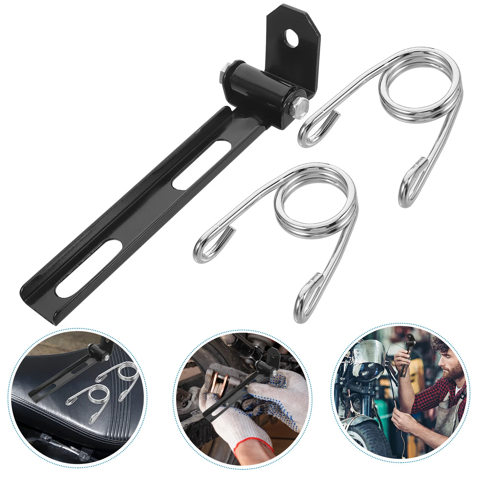 

Retro Motorcycle Seat Cushion Saddle Mount Spring Mounting Bracket Other Accessories