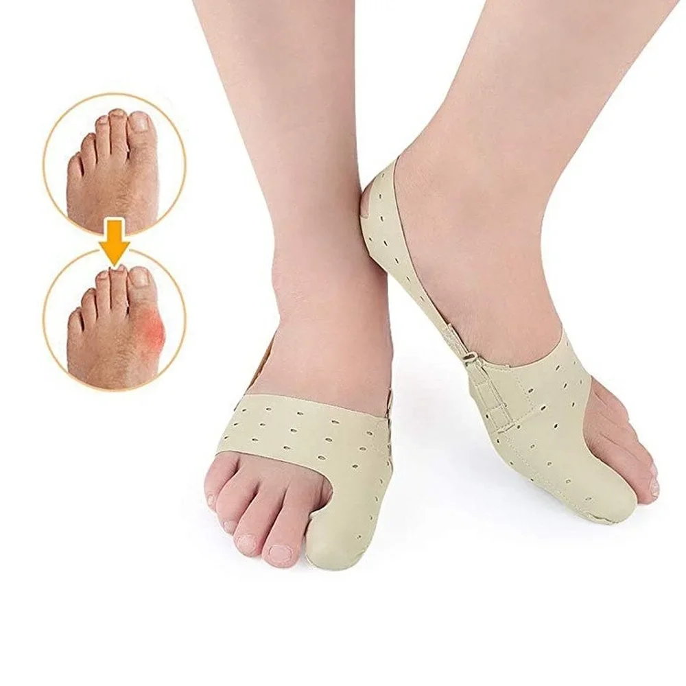 

2PCS Big Toe Separator Bunion Corrector Hallux Valgus Correction Device Bone Thumb Orthopedic Forefoot Pad Foot Straightener