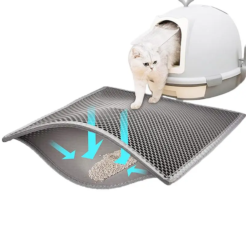 CatLitterMatUrineWaterproofCatLitterMatCatLitterBoxUrineWaterproofCatcherLitter