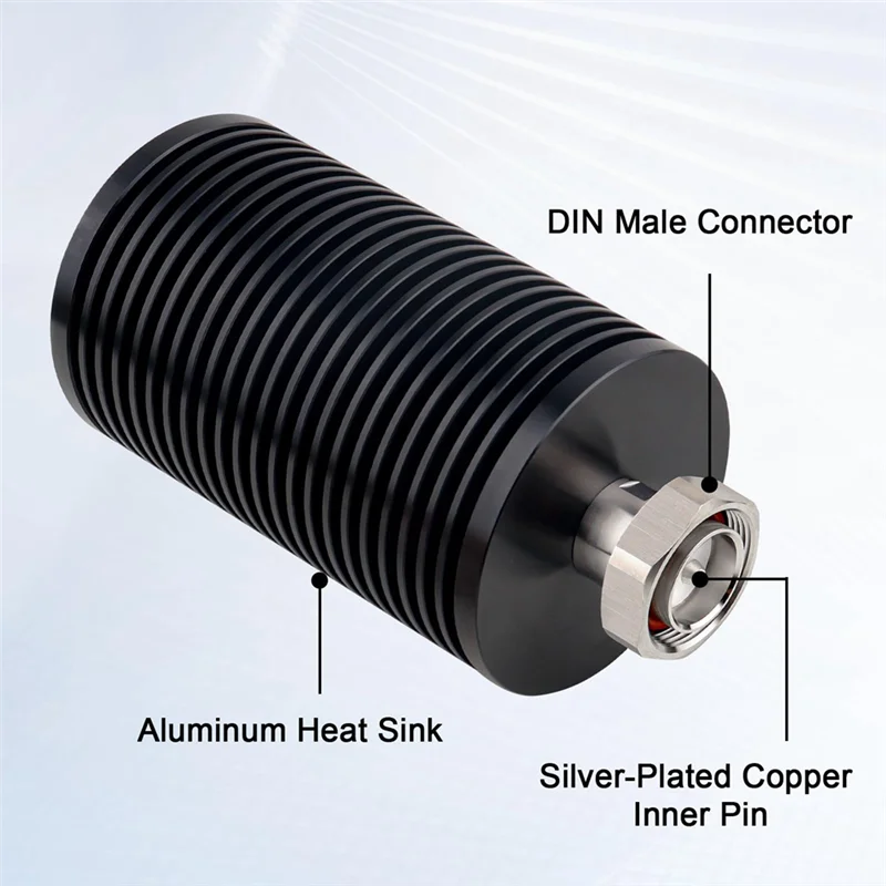 무선 통신, 신호 테스트, 네트워크 분석용 ABSY - 7/16 DIN 수형 커넥터를 갖춘 100W DC-6Ghz RF 더미 부하