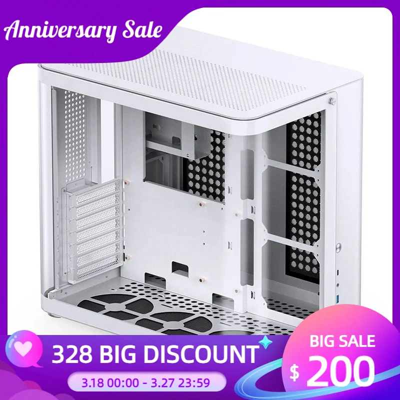 Jonsbo Tk-2 Atx Starship Cabin Fish Seaview Room Support 360 Water Coolingtelaio Da Tavolo In Alluminio