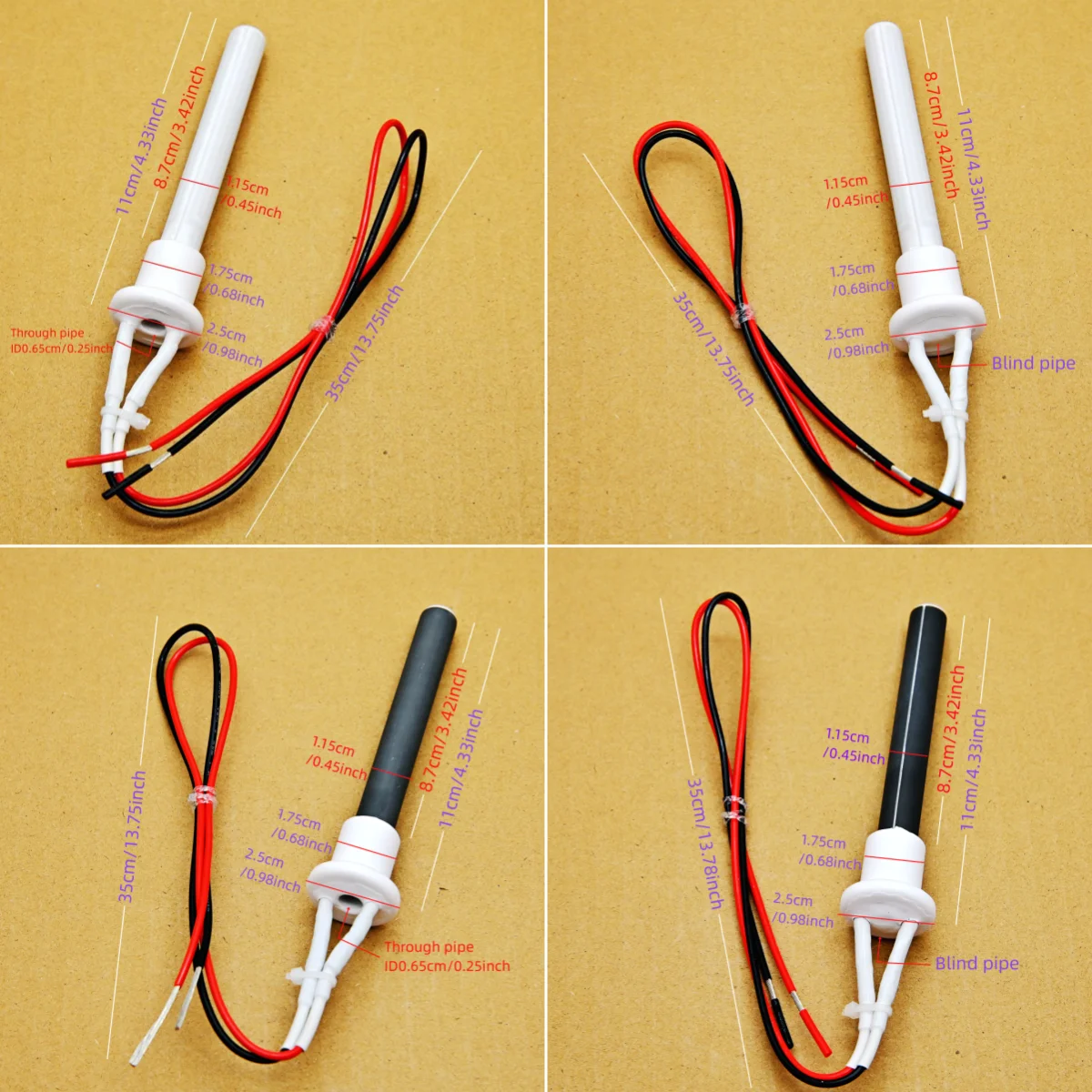 220V 350W Biomass Pellet Furnace Ceramic Igniter for Wood Pellet Stove Igniter for Fireplace and BBQ Ovens