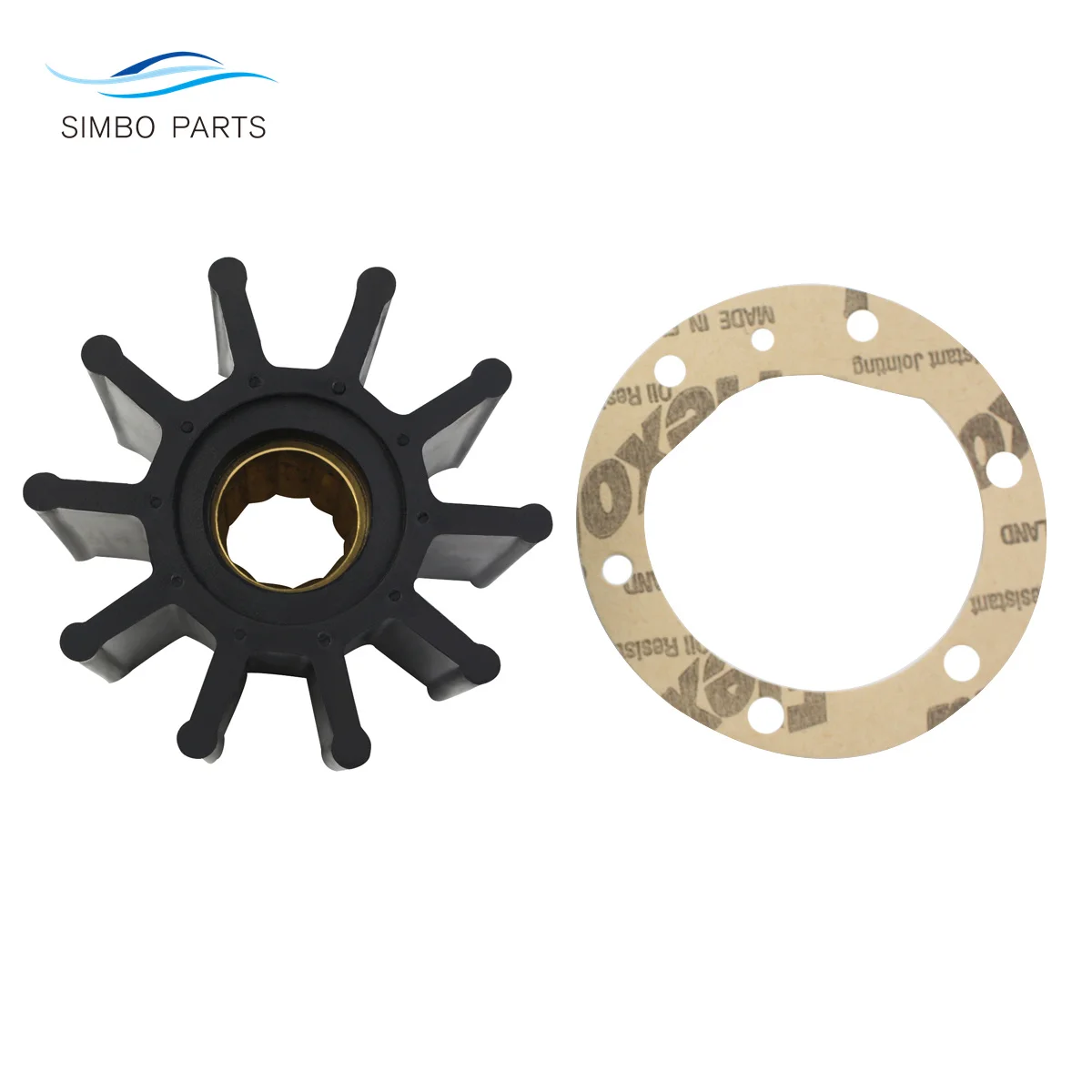 

22120-0001 Flexible Water Pump Impeller For Jabsco 18777-0001 ANCOR 5022 CEF 500104