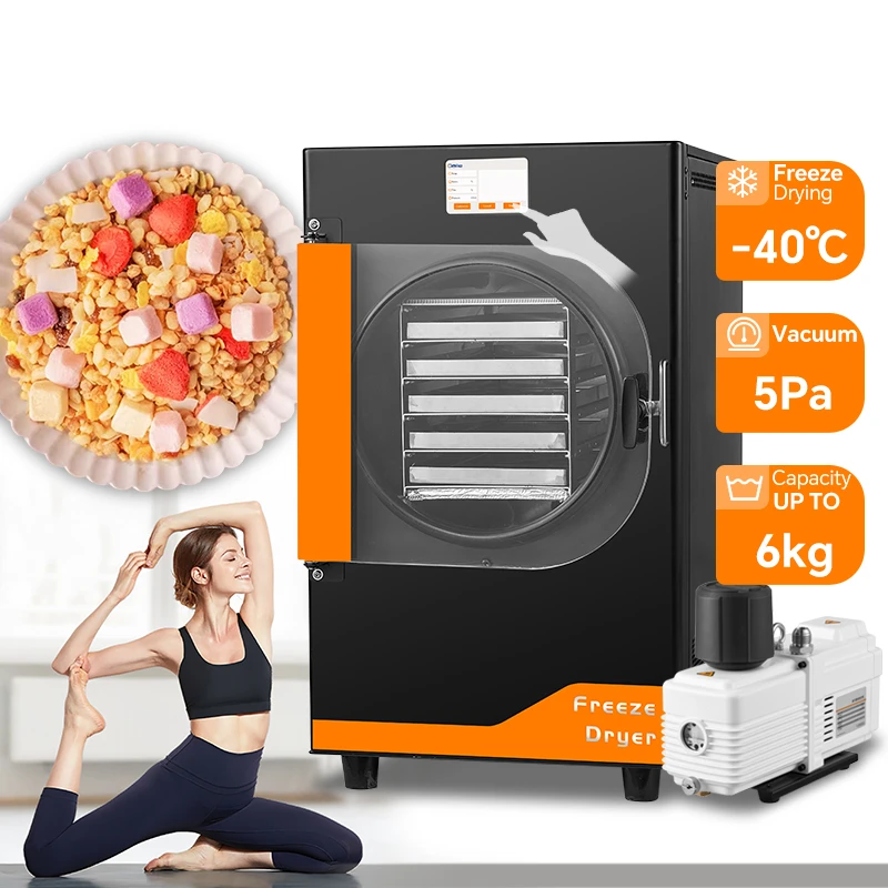 SUGONG haute qualité 4 kg 6 kg lyophilisateur à usage domestique lyophilisateur sous vide automatique avec pompe pour le traitement des aliments