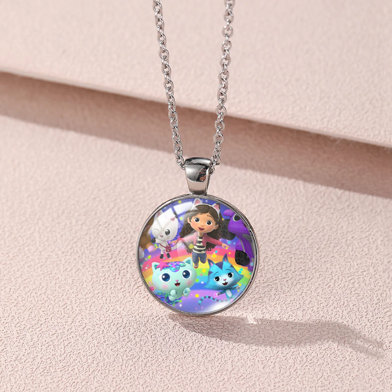 New Gabbys Dollhouses Collana Ragazze Cartoon Cute Collana Gioielli Di Moda Accessori Alla Moda Kawaii Bambini Regali Di Compleanno