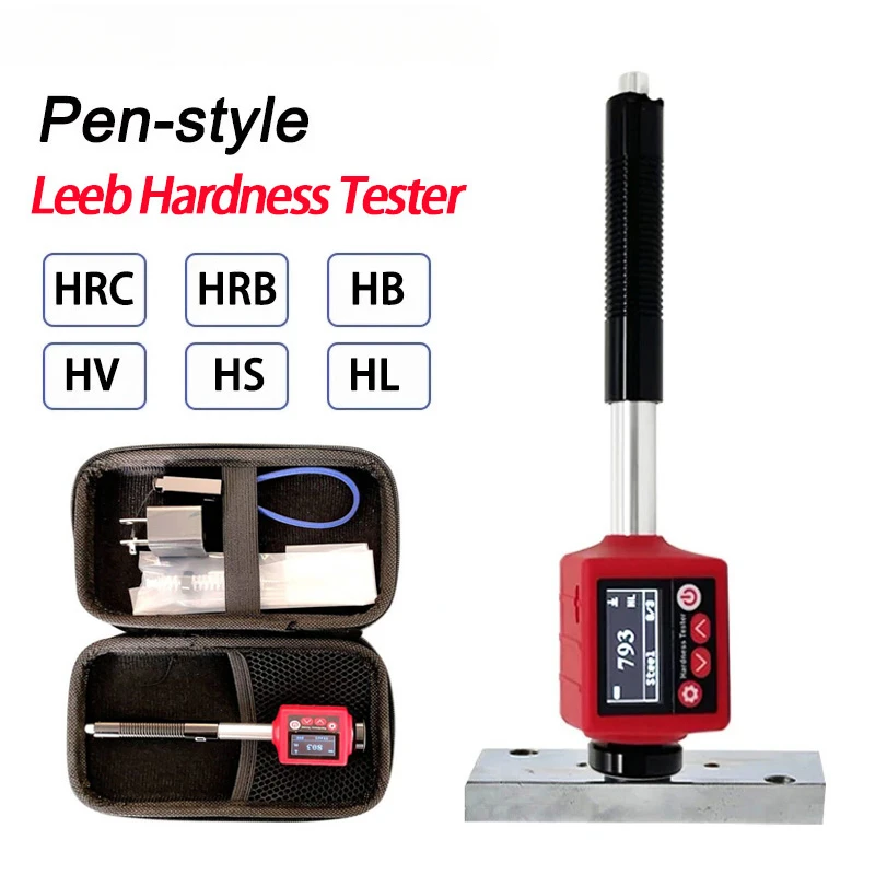 

Pen-type Portable Leeb Hardness tester Digital Metal hardness tester for Stainless Steel Range hrc hrb hb hl hv hs durometer