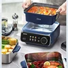 Household electric steamer. Detachable, washable. Stainless steel. Multifunctional. Large capacity for steaming & stewing. 3