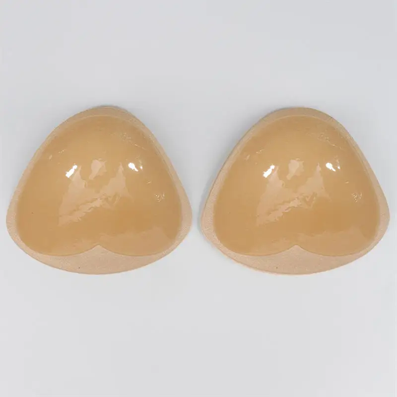 Bikini Chest Push Up Sticky Bra Women Thicker Breathable Sponge Pads Breast Removeable Inserts Swimsuit Invisible Nipple Cover