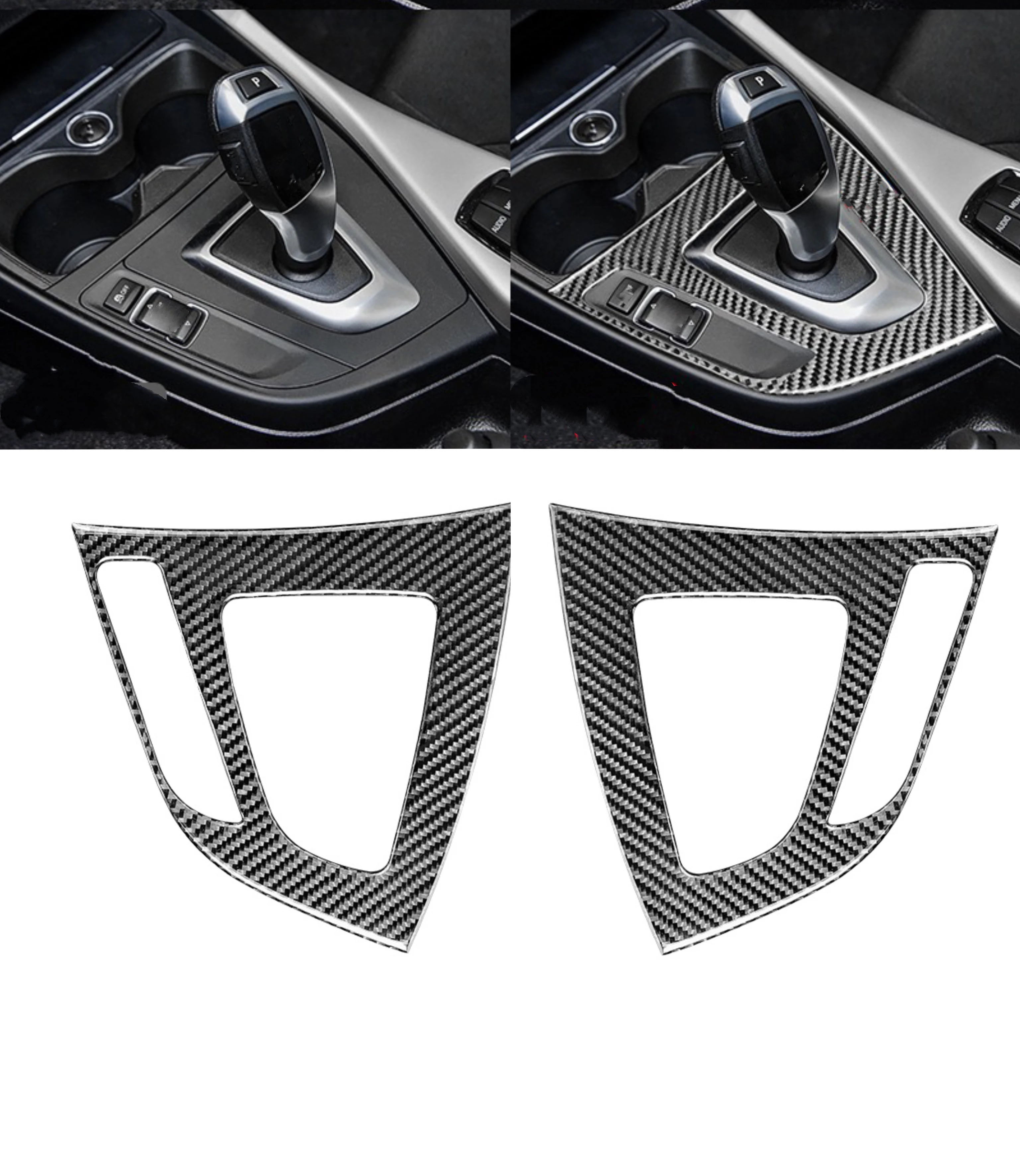 

For BMW 1 Series F20 F21 116i 118i 2 Series F22 F23 Transmission Shift ABS Panel Cover Sticker Carbon Fiber Interior Accessories