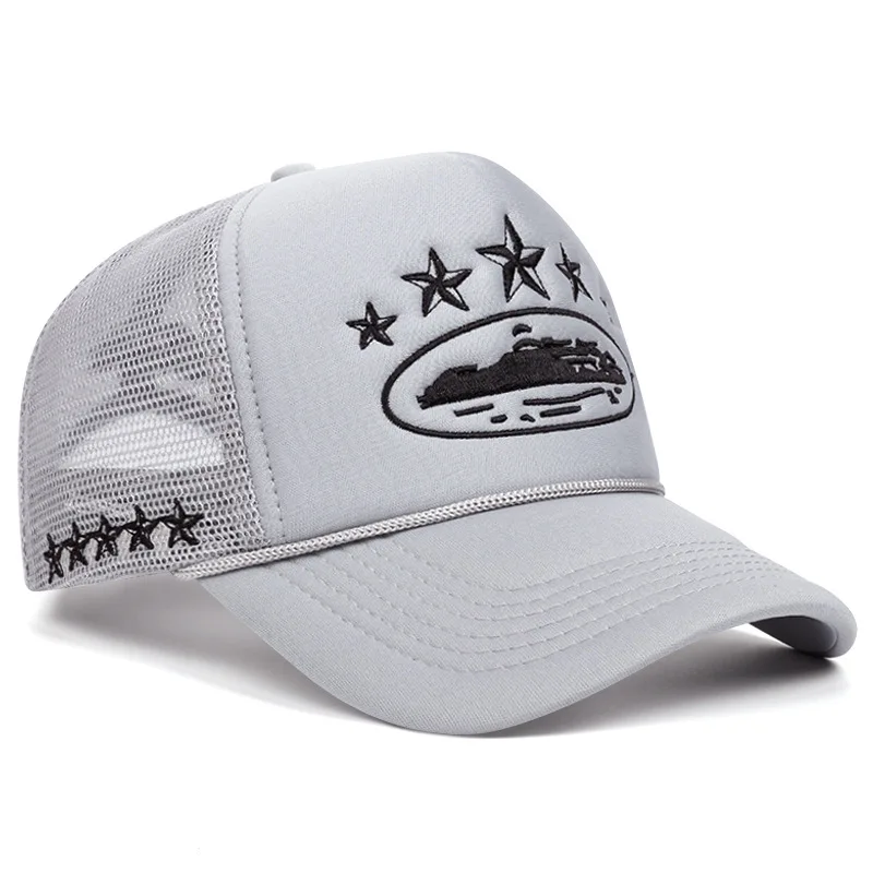 Nuevos sombreros de béisbol con estampado Unisex a la moda, sombrilla Personal transpirable de Hip Hop, gorras Snapback de calle versátiles de malla, gorras de camionero
