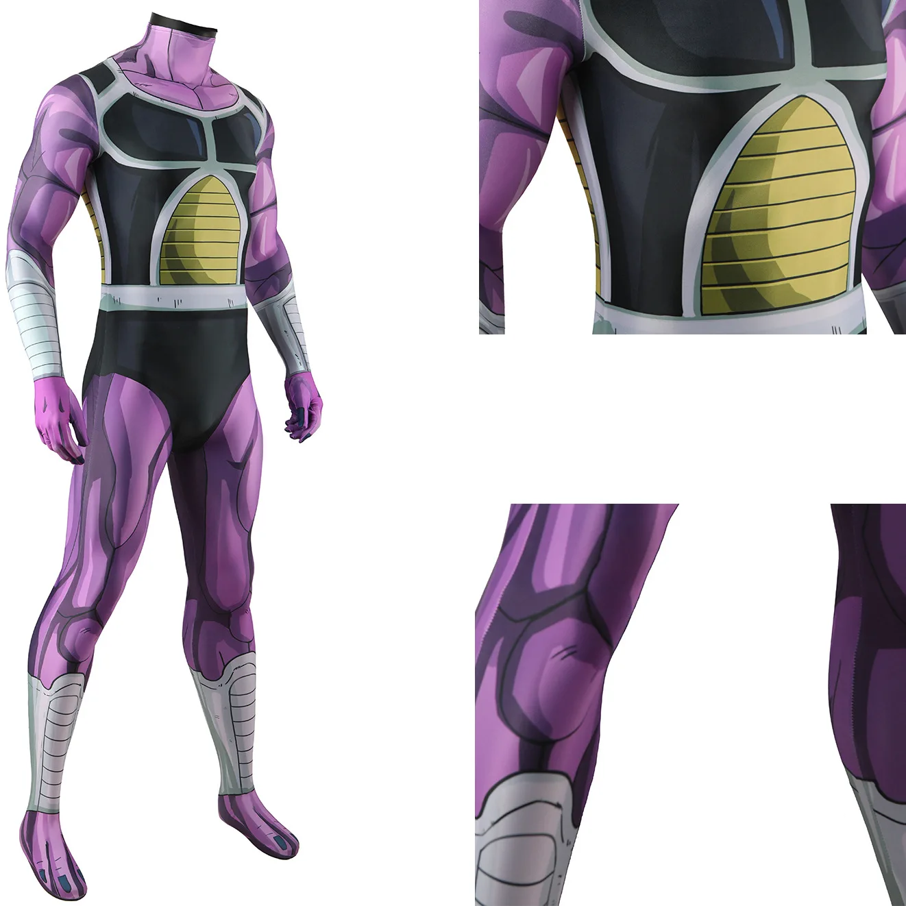 Dragon Ball Z: King Cold | Cosplay Spandex Bodysuit 31 Dragon Ball Z-Inspired King Cold Cosplay Spandex Bodysuit for Adults and Kids