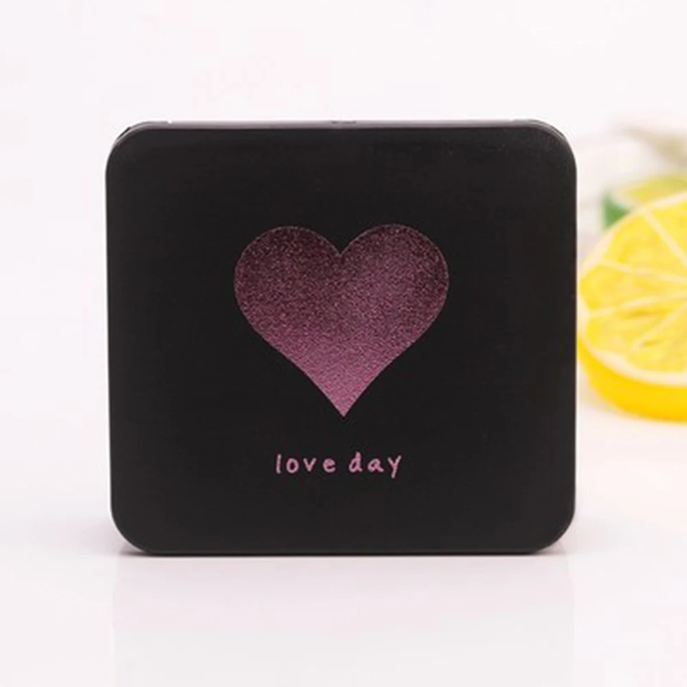 Foldable Makeup Mirror Mini Square Makeup Vanity Mirror Portable Hand Mirrors Double-sided Compact Pocket Cosmetic makeup mirror magnifying mirror hand holding mirror