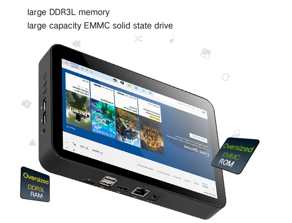 X2 8 Inch Intel N4020 Win10 64GB Touch Screen Educational Industrial All-in-One Mini Tablet PC