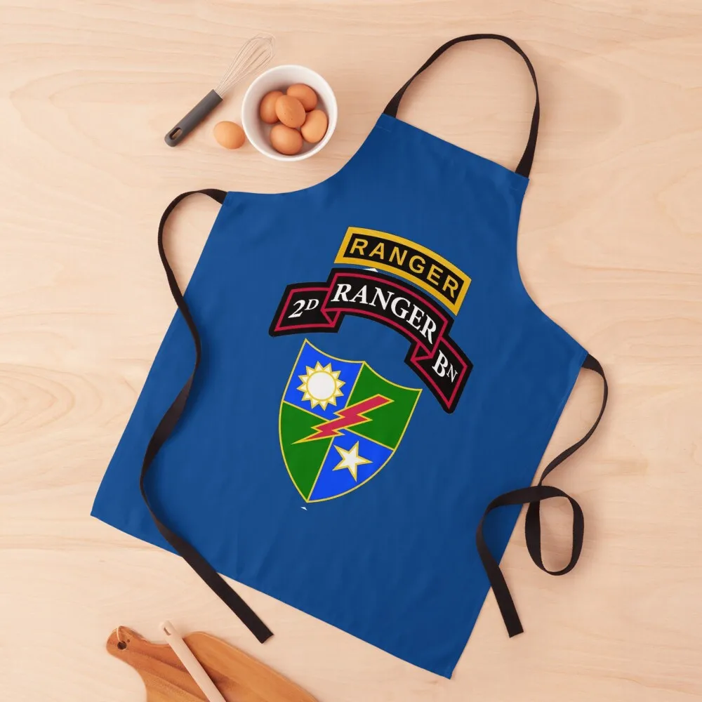 

2nd Ranger Battalion Apron For Women Kitchen Chef Uniform Women Kitchen Apras Man Apron