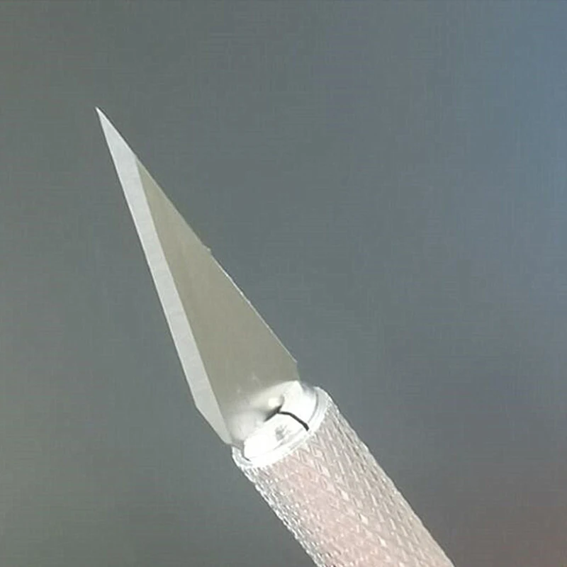 Wood Carving Blades LMDZ 50/100pcs Knife DIY Wood Carving Fruit Food Scalpel Craft Sculpture Cutting Tool Metal Engraving Blades