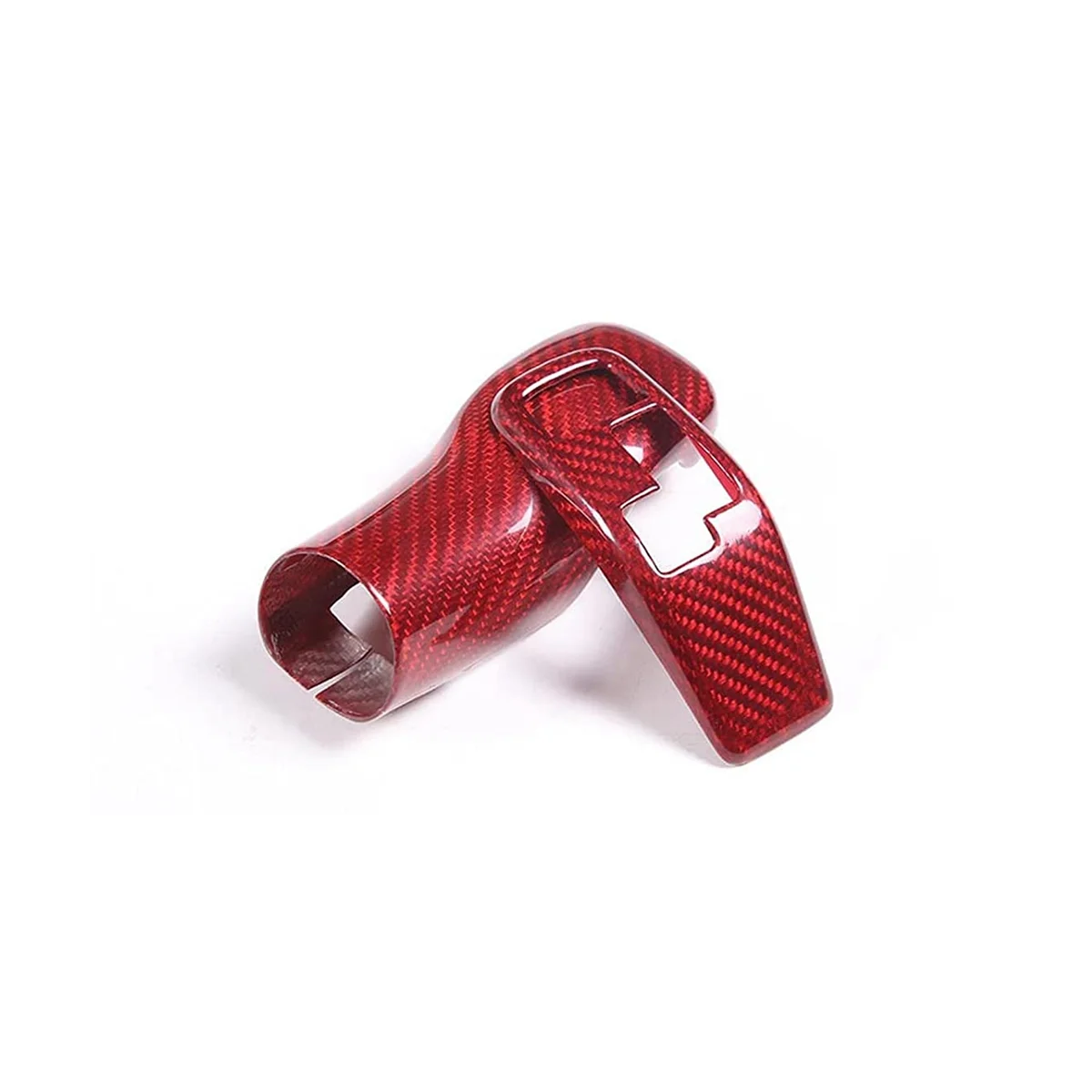 

Dry Carbon Fiber Gear Shift Head Cover and Front Head Cover Set for Toyota Supra GR A90 A91 MK5 2019-2022,B