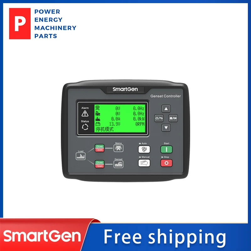 

Smartgen Generator Genset Controller HGM7220N Original Remote Cloud Monitor Module with LCD Graph Display